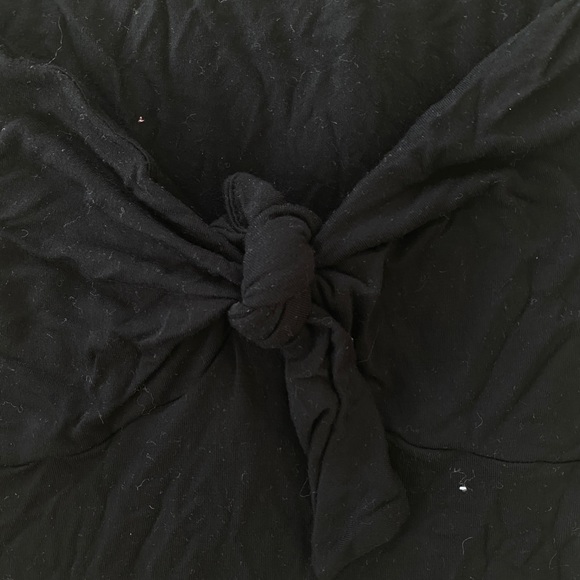 Black Tied Top - Picture 2 of 4